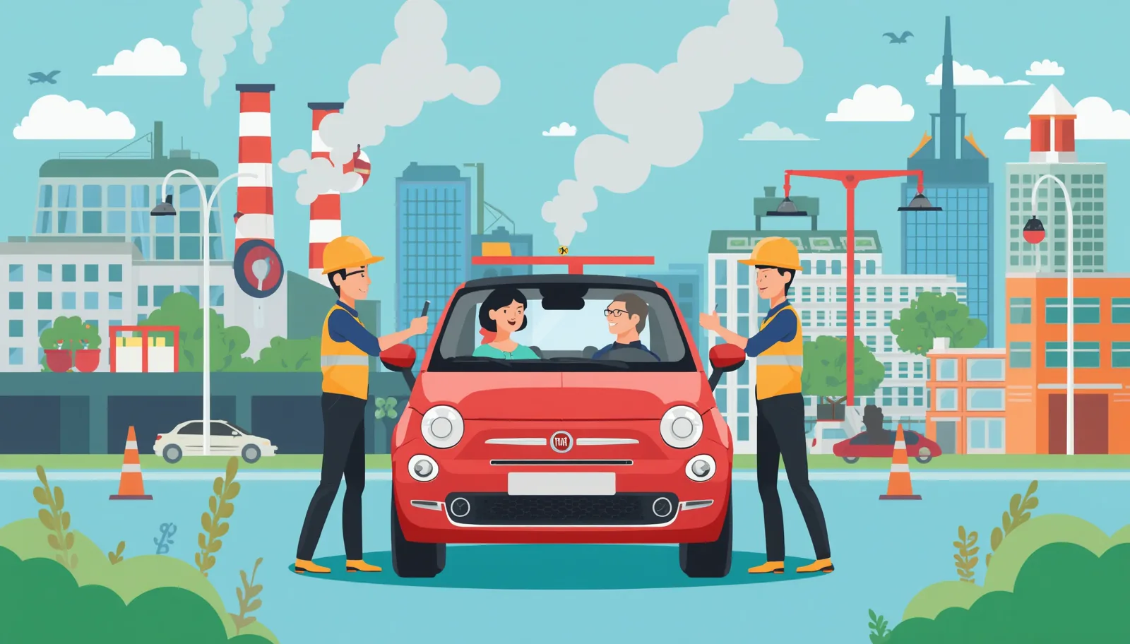 Carpooling dla firm produkcyjnych. Jak to działa?